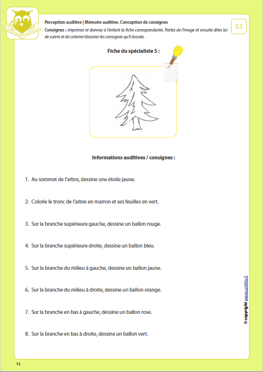 Développement de la perception auditive | LA MÉMOIRE AUDITIVE - Image 7