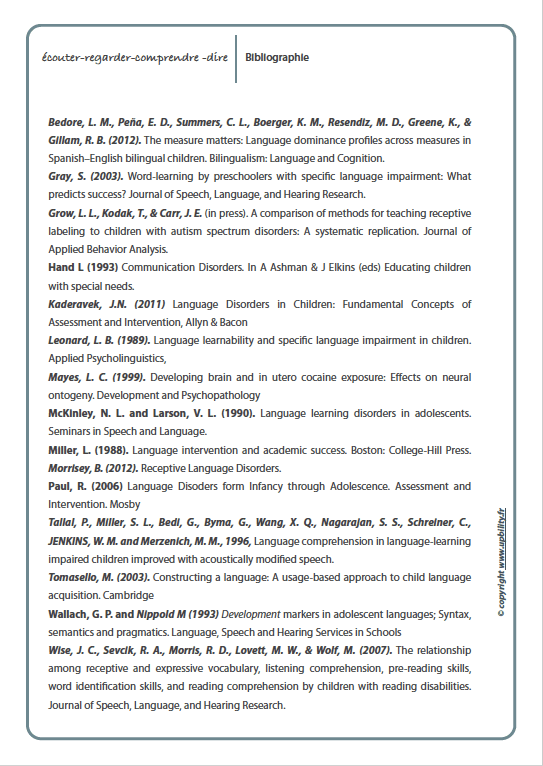 ÉCOUTER – REGARDER – COMPRENDRE – DIRE | Développement du langage réceptif et expressif - Image 3