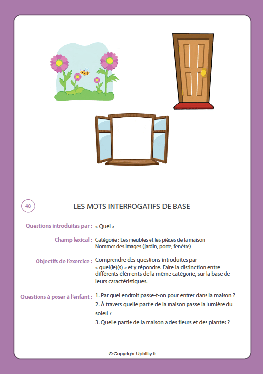 FICHES ILLUSTRÉES | Boîte à outils sémantiques : les mots interrogatifs de base - Image 4