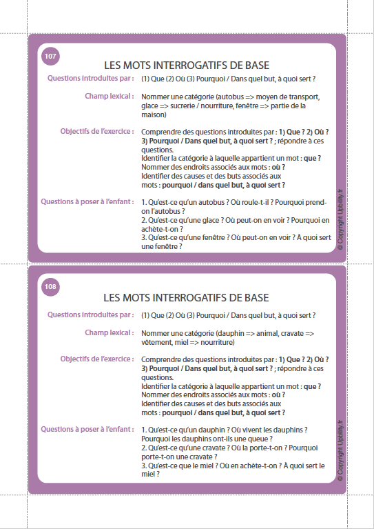 FICHES ILLUSTRÉES | Boîte à outils sémantiques : les mots interrogatifs de base - Image 8