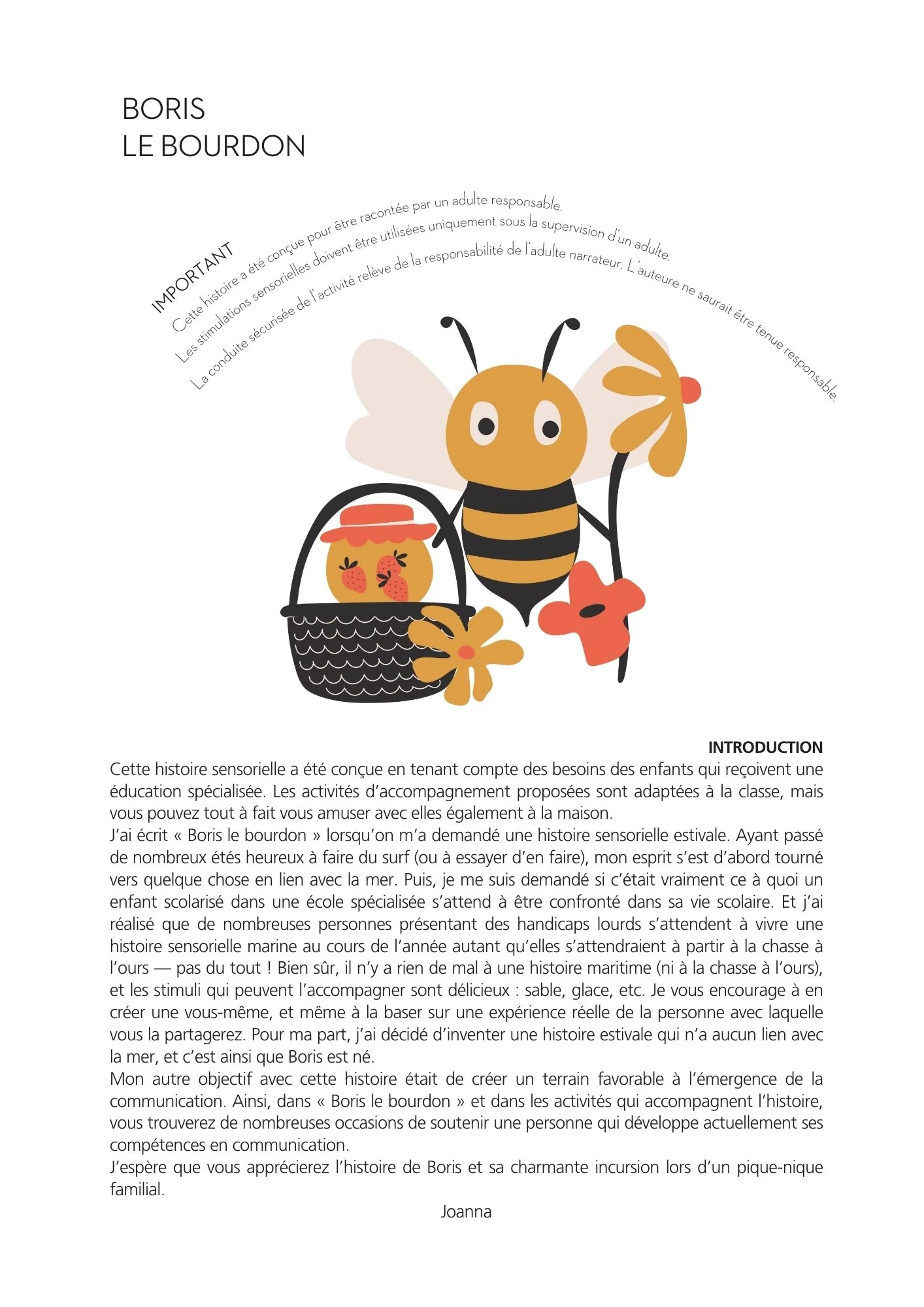 Histoires Sensorielles | Boris le bourdon - Image 4