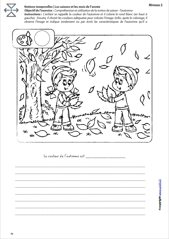 L’ORIENTATION TEMPORELLE | Les saisons et les mois de l’année - Image 3