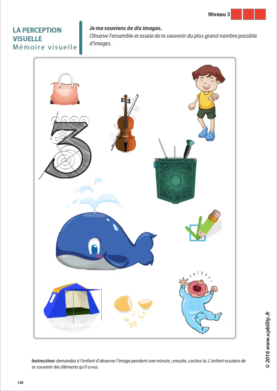 Les capacités de perception visuelle pour les enfants dyslexiques | Partie 4 : La mémoire visuelle - Image 8