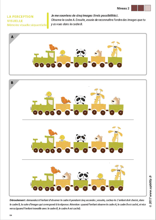 Les capacités de perception visuelle pour les enfants dyslexiques | Partie 5 : La mémoire visuelle séquentielle - Image 4