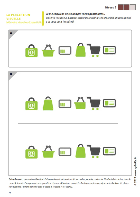 Les capacités de perception visuelle pour les enfants dyslexiques | Partie 5 : La mémoire visuelle séquentielle - Image 5