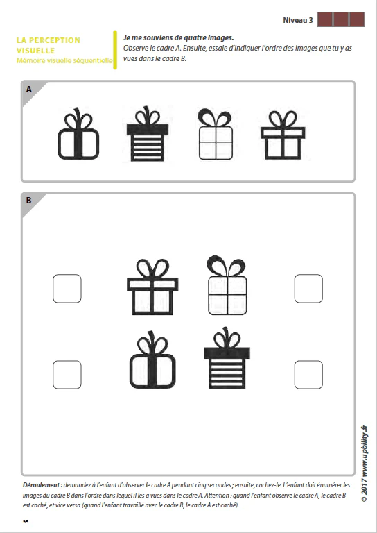 Les capacités de perception visuelle pour les enfants dyslexiques | Partie 5 : La mémoire visuelle séquentielle - Image 6